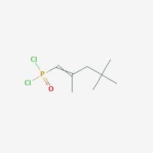 (2,4,4-Trimethylpent-1-en-1-yl)phosphonic dichloride