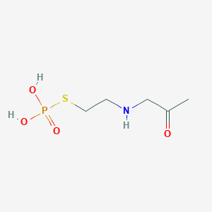 S-{2-[(2-Oxopropyl)amino]ethyl} dihydrogen phosphorothioate