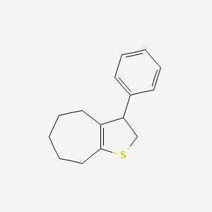 3-Phenyl-3,4,5,6,7,8-hexahydro-2H-cyclohepta[b]thiophene