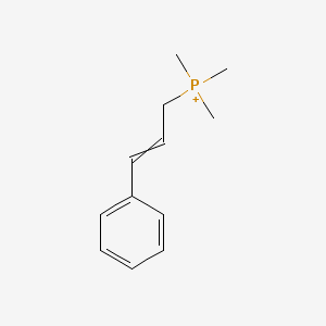 Trimethyl(3-phenylprop-2-en-1-yl)phosphanium