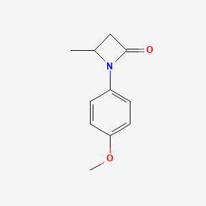 2-Azetidinone, 1-(4-methoxyphenyl)-4-methyl-