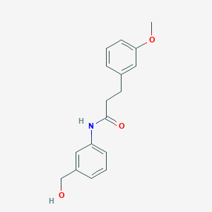 molecular formula C17H19NO3 B1454916 N-[3-(hydroxymethyl)phenyl]-3-(3-methoxyphenyl)propanamide CAS No. 1179784-33-8