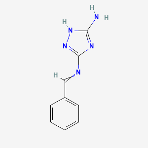 1H-1,2,4-Triazole-3,5-diamine, N-(phenylmethylene)-