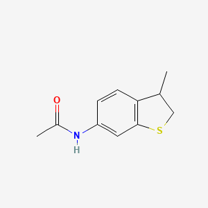 N-(3-Methyl-2,3-dihydro-1-benzothiophen-6-yl)acetamide