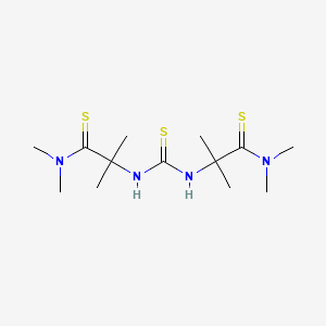 Propanethioamide, 2,2'-(carbonothioyldiimino)bis[N,N,2-trimethyl-