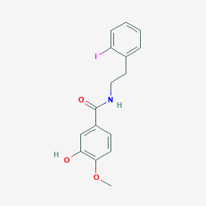 3-Hydroxy-N-[2-(2-iodophenyl)ethyl]-4-methoxybenzamide