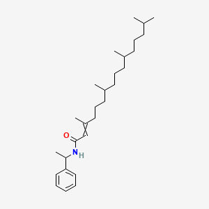 3,7,11,15-Tetramethyl-N-(1-phenylethyl)hexadec-2-enamide