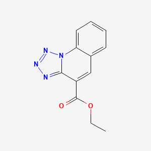 molecular formula C12H10N4O2 B1454923 Ethyl tetrazolo[1,5-a]quinoline-4-carboxylate CAS No. 194865-52-6