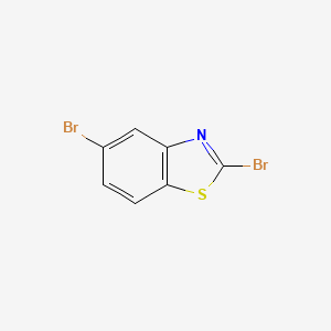 molecular formula C7H3Br2NS B1454926 2,5-Dibromobenzothiazole CAS No. 1019111-64-8