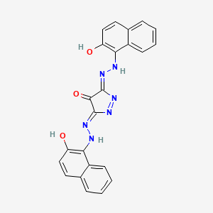 (3Z,5Z)-3,5-bis[(2-hydroxynaphthalen-1-yl)hydrazinylidene]pyrazol-4-one