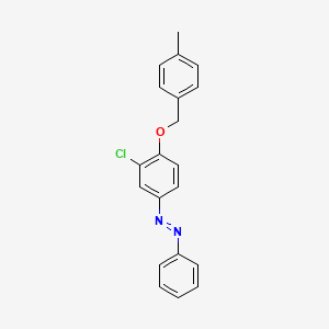 Diazene, [3-chloro-4-[(4-methylphenyl)methoxy]phenyl]phenyl-