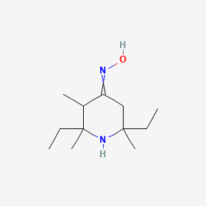 N-(2,6-Diethyl-2,3,6-trimethylpiperidin-4-ylidene)hydroxylamine