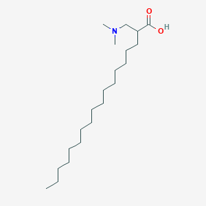 2-[(Dimethylamino)methyl]octadecanoic acid