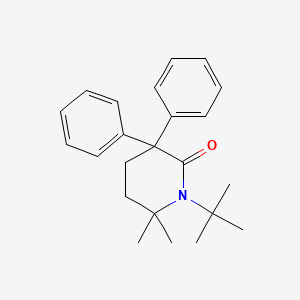 1-tert-Butyl-6,6-dimethyl-3,3-diphenylpiperidin-2-one