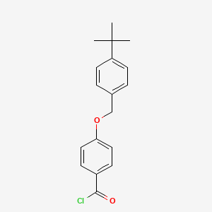 4-[(4-tert-Butylphenyl)methoxy]benzoyl chloride