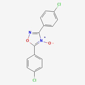 3,5-Bis(4-chlorophenyl)-4-oxo-1,2,4lambda~5~-oxadiazole