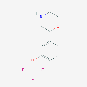 B1454935 2-[3-(Trifluoromethoxy)phenyl]morpholine CAS No. 1803604-31-0