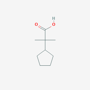 molecular formula C9H16O2 B1454936 2-环戊基-2-甲基丙酸 CAS No. 802918-34-9