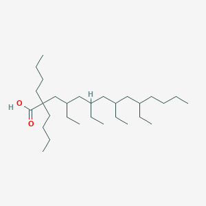 2,2-Dibutyl-4,6,8,10-tetraethyltetradecanoic acid