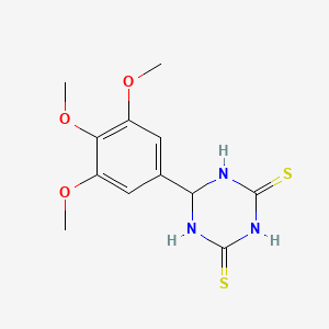 1,3,5-Triazine-2,4(1H,3H)-dithione, dihydro-6-(3,4,5-trimethoxyphenyl)-