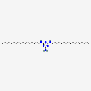 N~2~,N~4~-Diheptadecyl-1,3,5-triazine-2,4,6-triamine