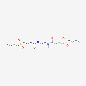 N,N'-(Ethane-1,2-diyl)bis[4-(butane-1-sulfonyl)-N-methylbutanamide]