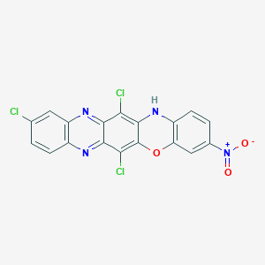 6,10,13-trichloro-3-nitro-14H-quinoxalino[2,3-b]phenoxazine