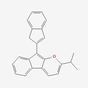 Indeno[2,1-b]pyran, 9-(1H-inden-2-yl)-2-(1-methylethyl)-