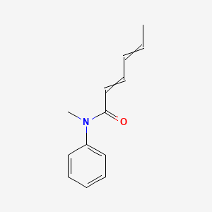 N-methyl-N-phenylhexa-2,4-dienamide