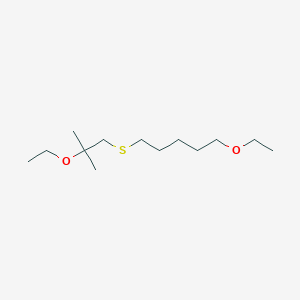 Pentane, 1-ethoxy-5-[(2-ethoxy-2-methylpropyl)thio]-