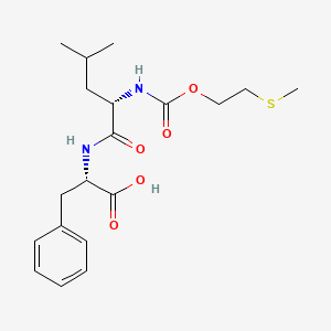 N-{[2-(Methylsulfanyl)ethoxy]carbonyl}-L-leucyl-L-phenylalanine