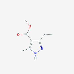 molecular formula C8H12N2O2 B1454953 methyl 3-ethyl-5-methyl-1H-pyrazole-4-carboxylate CAS No. 89270-11-1