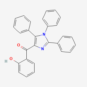 Methanone, (2-hydroxyphenyl)(1,2,5-triphenyl-1H-imidazol-4-yl)-