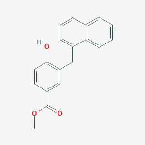 Methyl 4-hydroxy-3-[(naphthalen-1-yl)methyl]benzoate