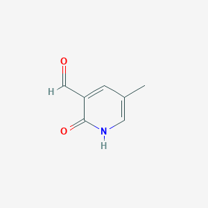 molecular formula C7H7NO2 B1454958 5-Methyl-2-oxo-1,2-dihydropyridine-3-carbaldehyde CAS No. 1227575-72-5