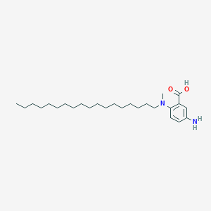 5-Amino-2-[methyl(octadecyl)amino]benzoic acid