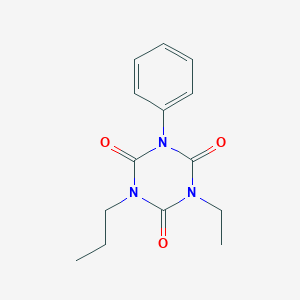 1-Ethyl-3-phenyl-5-propyl-1,3,5-triazinane-2,4,6-trione