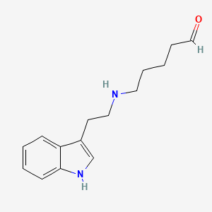 5-{[2-(1H-Indol-3-YL)ethyl]amino}pentanal