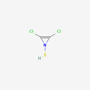 2,3-Dichloro-1-sulfanyl-1H-azirene