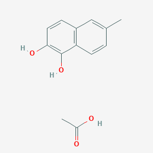 Acetic acid;6-methylnaphthalene-1,2-diol