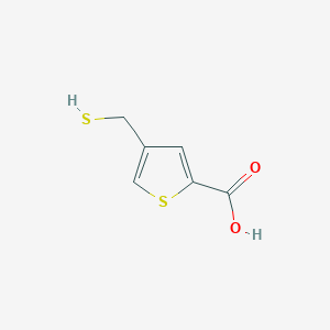 4-(Sulfanylmethyl)thiophene-2-carboxylic acid