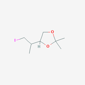 4-(1-Iodopropan-2-yl)-2,2-dimethyl-1,3-dioxolane