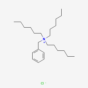 N-Benzyl-N,N-dihexylhexan-1-aminium chloride