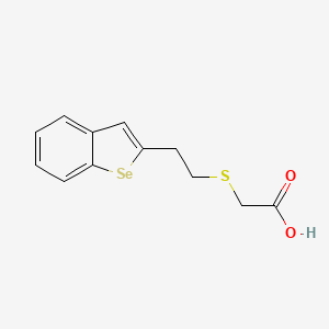 {[2-(1-Benzoselenophen-2-yl)ethyl]sulfanyl}acetic acid