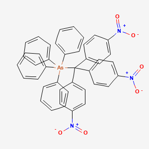 Tetraphenyl[tris(4-nitrophenyl)methyl]-lambda~5~-arsane