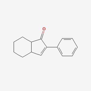 2-Phenyl-3a,4,5,6,7,7a-hexahydro-1H-inden-1-one