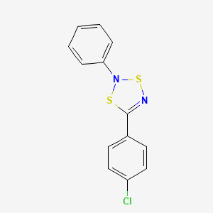 5-(4-Chlorophenyl)-2-phenyl-2H-1,3,2,4-dithiadiazole