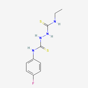 N~1~-Ethyl-N~2~-(4-fluorophenyl)hydrazine-1,2-dicarbothioamide