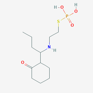 S-(2-{[1-(2-Oxocyclohexyl)butyl]amino}ethyl) dihydrogen phosphorothioate