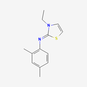 (2Z)-N-(2,4-Dimethylphenyl)-3-ethyl-1,3-thiazol-2(3H)-imine